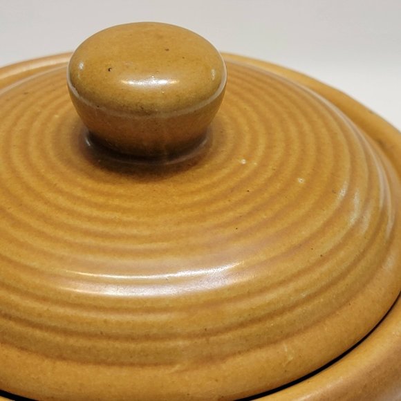 Vintage Handmade Art Pottery Lidded Serving Dish Casserole with Lid - Picture 3 of 8